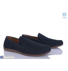 Туфлі чоловічі на літо (8 пар р.41-46) синій  "HoRIK"