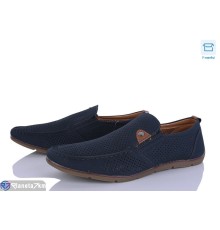 Туфлі чоловічі на літо (8 пар р.41-46) синій  "HoRIK"