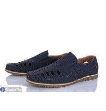 Туфлі чоловічі на літо (8 пар р.41-46) синій  "HoRIK"