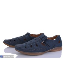 Туфлі чоловічі на літо (8 пар р.41-46) синій  "HoRIK"