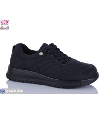 Кросівки жіночі на весну/осінь (8 пар р.36-41) чорний  "Gukkcr"