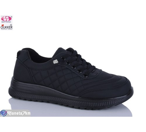 Кросівки жіночі на весну/осінь (8 пар р.36-41) чорний  "Gukkcr"