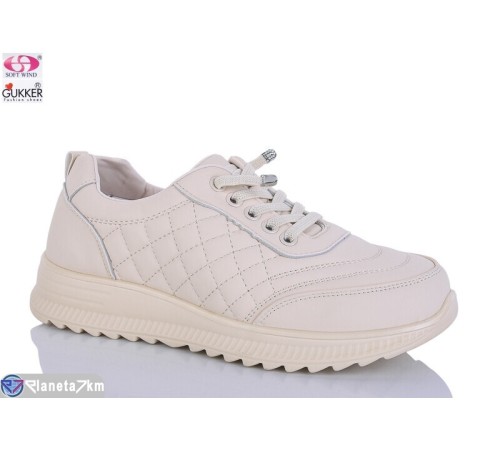 Кросівки жіночі на весну/осінь (8 пар р.36-41) бежевий  "Gukkcr"