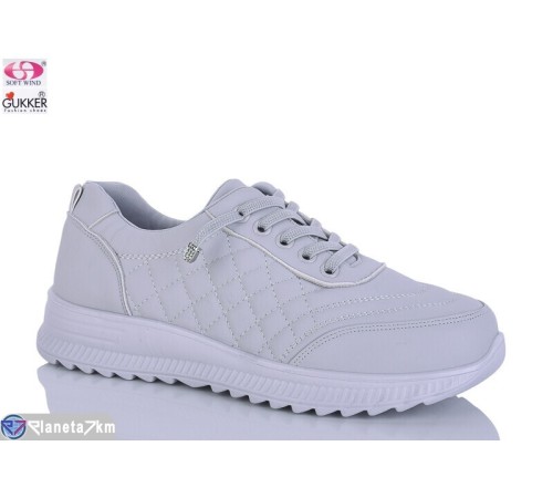 Кросівки жіночі на весну/осінь (8 пар р.36-41) сірий  "Gukkcr"