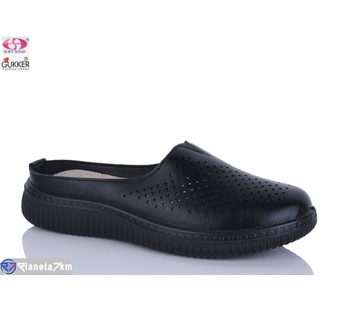 Шлепки жіночі на літо (8 пар р.36-41) чорний  "Gukkcr"