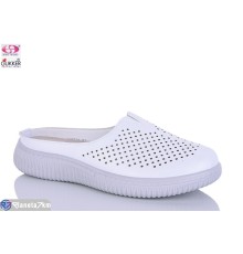 Шлепки жіночі на літо (8 пар р.36-41) білий  "Gukkcr"