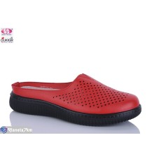 Шлепки жіночі на літо (8 пар р.36-41) червоний  "Gukkcr"