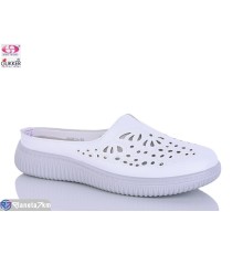 Шлепки жіночі на літо (8 пар р.36-41) білий  "Gukkcr"