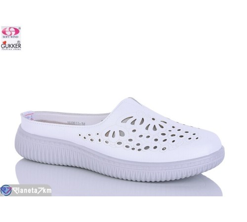 Шлепки жіночі на літо (8 пар р.36-41) білий  "Gukkcr"