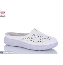 Шлепки жіночі на літо (8 пар р.36-41) бежевий  "Gukkcr"