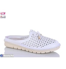 Шлепки жіночі на літо (8 пар р.36-41) білий  "Gukkcr"