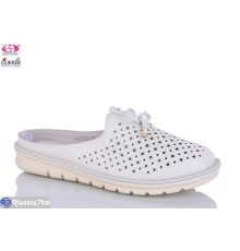 Шлепки жіночі на літо (8 пар р.36-41) бежевий  "Gukkcr"