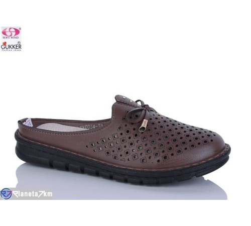 Шлепки жіночі на літо (8 пар р.36-41) коричневий  "Gukkcr"