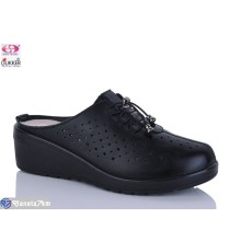 Шлепки жіночі на літо (8 пар р.36-41) чорний  "Gukkcr"