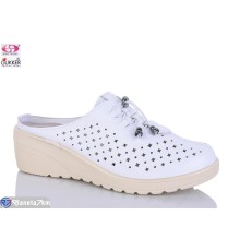 Шлепки жіночі на літо (8 пар р.36-41) білий  "Gukkcr"