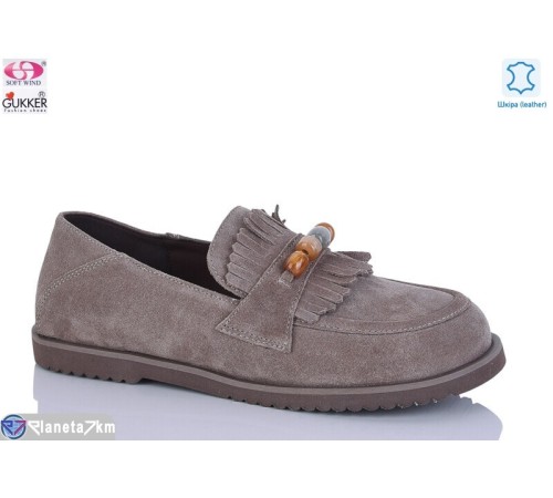 Туфлі жіночі на весну/осінь (8 пар р.36-40) коричневий  "Gukkcr"