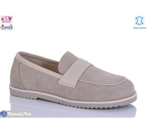 Туфлі жіночі на весну/осінь (8 пар р.36-41) бежевий  "Gukkcr"