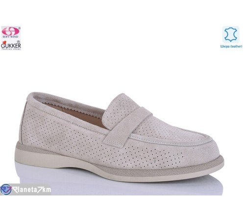 Туфлі жіночі на літо (8 пар р.36-41) бежевий  "Gukkcr"