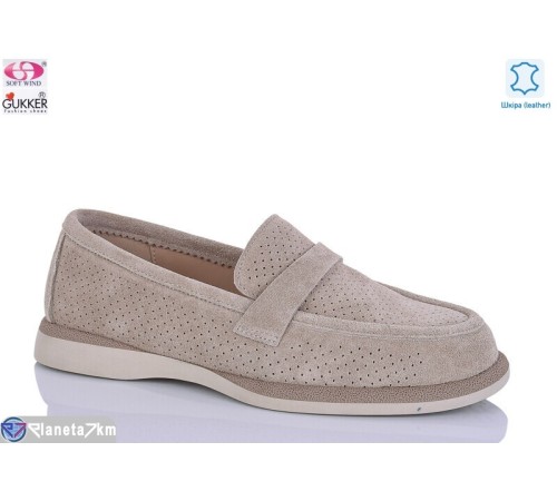 Туфлі жіночі на літо (8 пар р.36-41) бежевий  "Gukkcr"