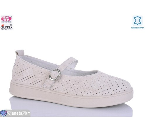 Туфлі жіночі на літо (8 пар р.36-41) бежевий  "Gukkcr"