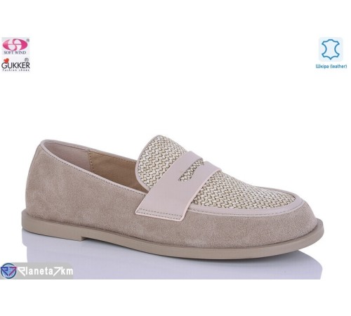 Туфлі жіночі на весну/осінь (8 пар р.36-41) бежевий  "Gukkcr"