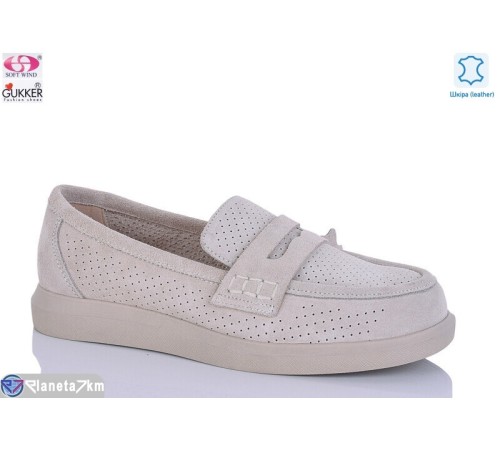 Туфлі жіночі на літо (8 пар р.36-41) бежевий  "Gukkcr"