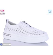 Кросівки жіночі на літо (8 пар р.36-41) білий  "Gukkcr"