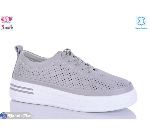Кросівки жіночі на літо (8 пар р.36-41) сірий  "Gukkcr"