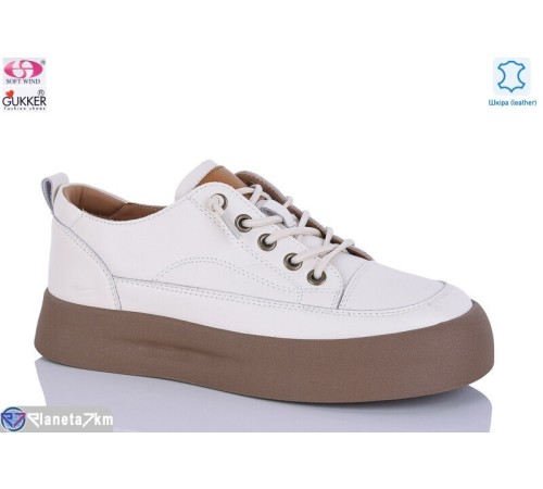 Кросівки жіночі на весну/осінь (8 пар р.36-41) бежевий  "Gukkcr"