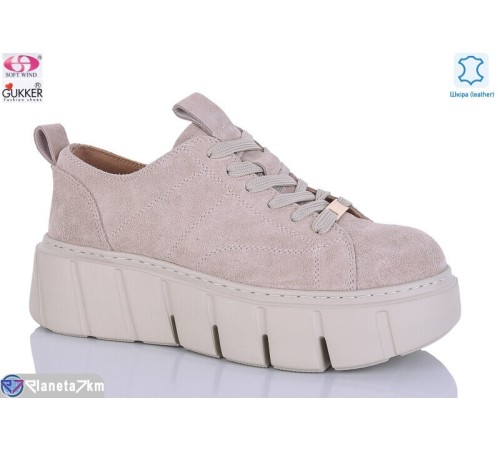 Кросівки жіночі на весну/осінь (8 пар р.36-41) бежевий  "Gukkcr"