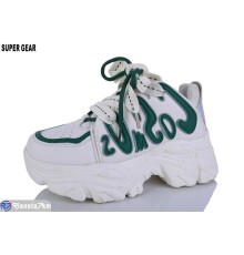 Кросівки жіночі на весну/осінь (10 пар р.35-40) білий  "Super Gear"