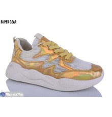 Кросівки жіночі на весну/осінь (8 пар р.36-41) золотий  "Super Gear"