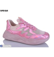 Кросівки жіночі на весну/осінь (8 пар р.36-41) рожевий  "Super Gear"