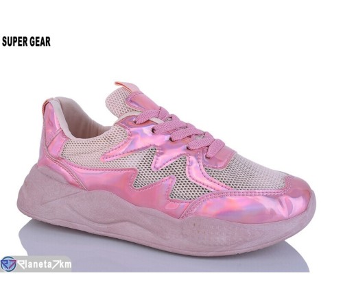 Кросівки жіночі на весну/осінь (8 пар р.36-41) рожевий  "Super Gear"