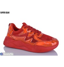 Кросівки жіночі на весну/осінь (8 пар р.36-41) червоний  "Super Gear"