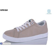 Кросівки жіночі на весну/осінь (10 пар р.36-41) бежевий  "Super Gear"