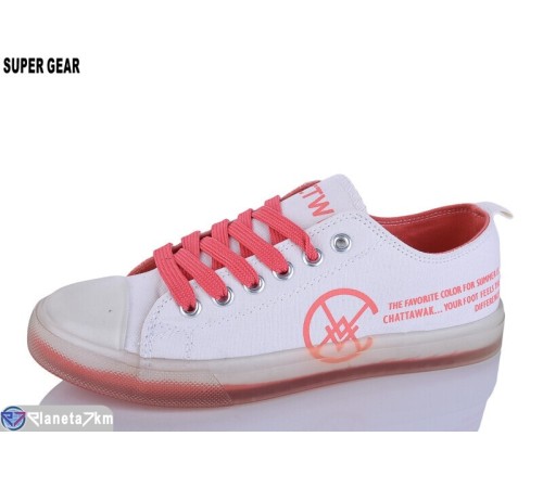 Кеди жіночі на весну/осінь (6 пар р.36-40) бежевий  "Super Gear"