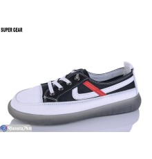 Кеди жіночі на весну/осінь (8 пар р.36-40) чорний  "Super Gear"