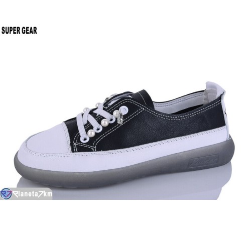 Кеди жіночі на весну/осінь (8 пар р.36-40) чорний  "Super Gear"