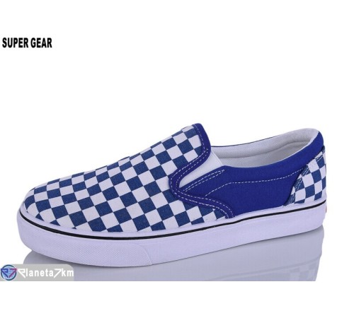 Сліпони жіночі на весну/осінь (12 пар р.35-40) синій  "Super Gear"