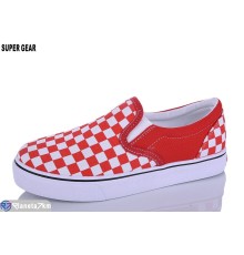 Сліпони жіночі на весну/осінь (12 пар р.35-40) червоний  "Super Gear"