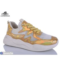 Кросівки жіночі на весну/осінь (8 пар р.36-41) золотий  "Jibukang"