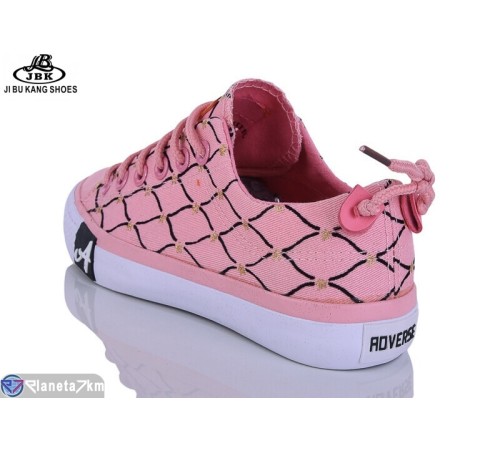 Кеди жіночі на весну/осінь (12 пар р.35-39) рожевий  "Jibukang"