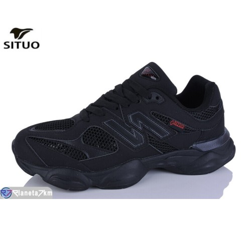 Кросівки чоловічі на літо (8 пар р.41-46) чорний  "Situo"