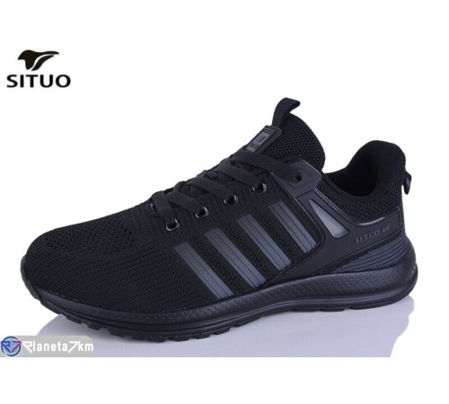 Кросівки чоловічі на весну/осінь (8 пар р.41-46) чорний  "Situo"