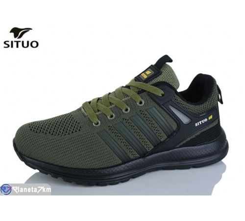 Кросівки чоловічі на весну/осінь (8 пар р.41-46) зелений  "Situo"