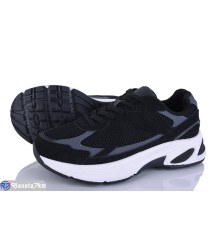 Кросівки жіночі на весну/осінь (8 пар р.36-41) чорний  "LOREDANA"