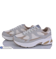 Кросівки жіночі на весну/осінь (8 пар р.36-41) бежевий  "LOREDANA"