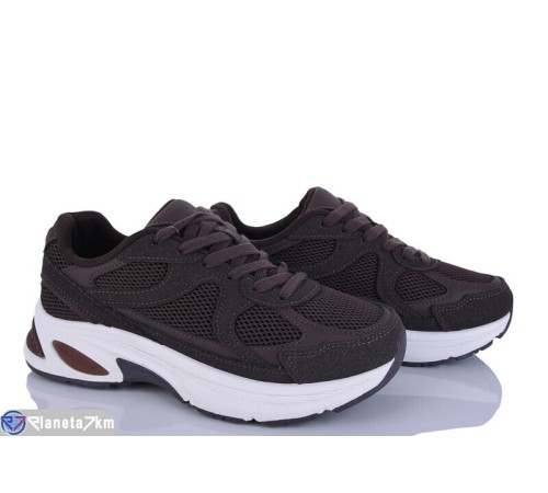 Кросівки жіночі на весну/осінь (8 пар р.36-41) коричневий  "LOREDANA"