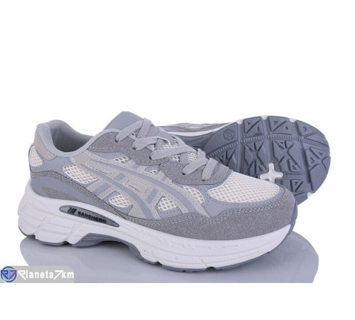 Кросівки жіночі на весну/осінь (8 пар р.36-41) сірий  "LOREDANA"